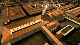 Animation of ancient Roman Fort in Caerleon Wales [upl. by Eidnyl]