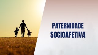 Paternidade socioafetiva [upl. by Ainala785]