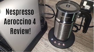 Nespresso Aeroccino 4 Milk Frother Review  Worth upgrading from the Aeroccino 3 [upl. by Brandyn]