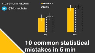 Ten Statistical Mistakes in 5 Min [upl. by Robma]